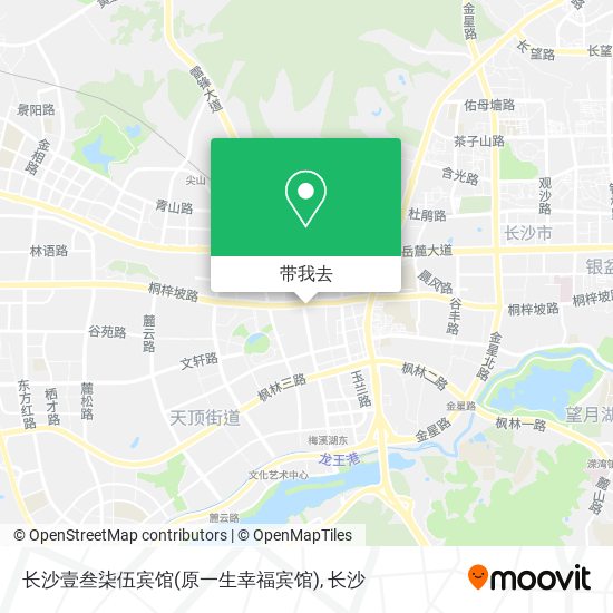 长沙壹叁柒伍宾馆(原一生幸福宾馆)地图