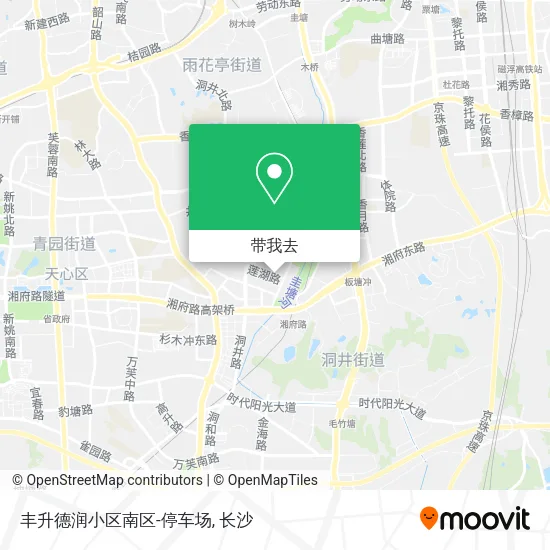 丰升德润小区南区-停车场地图