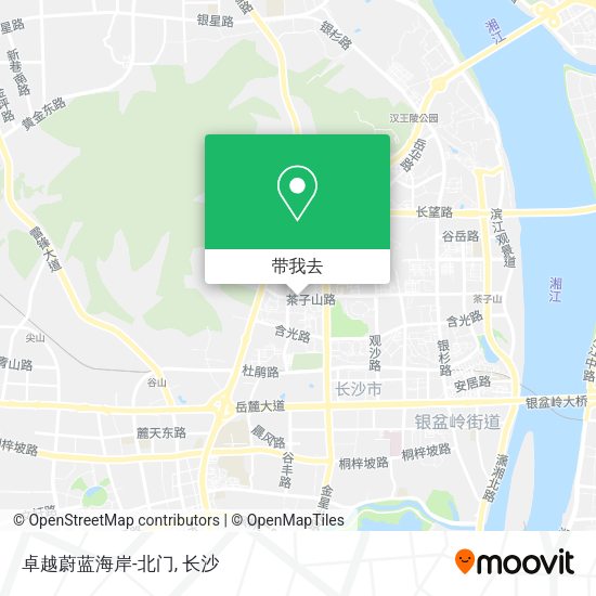 卓越蔚蓝海岸-北门地图
