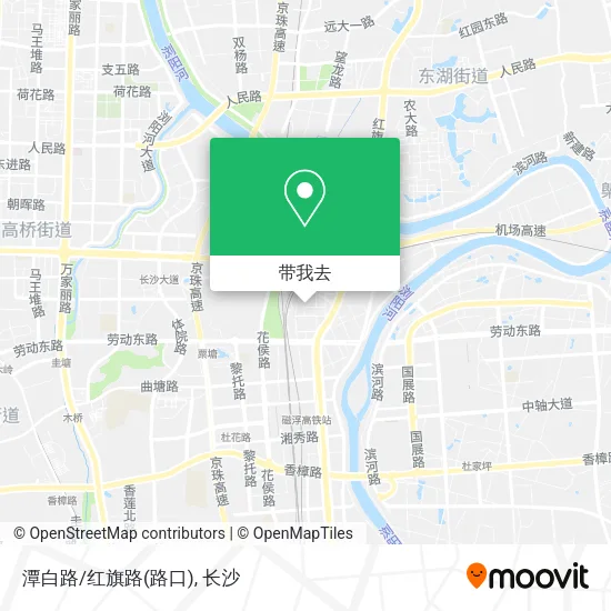 潭白路/红旗路(路口)地图