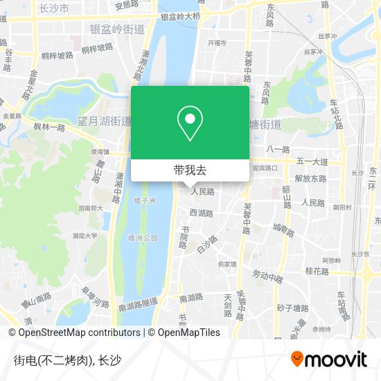 街电(不二烤肉)地图