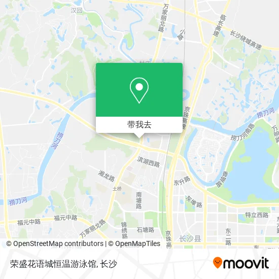 荣盛花语城恒温游泳馆地图