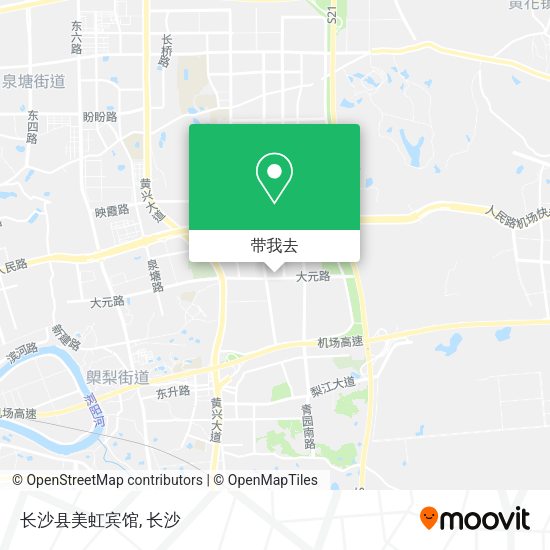 长沙县美虹宾馆地图