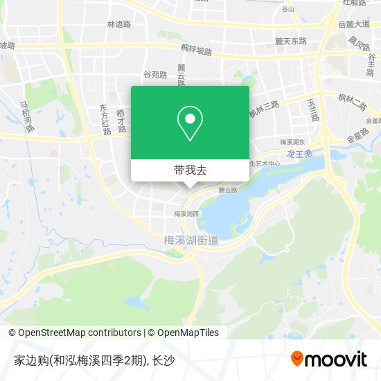 家边购(和泓梅溪四季2期)地图