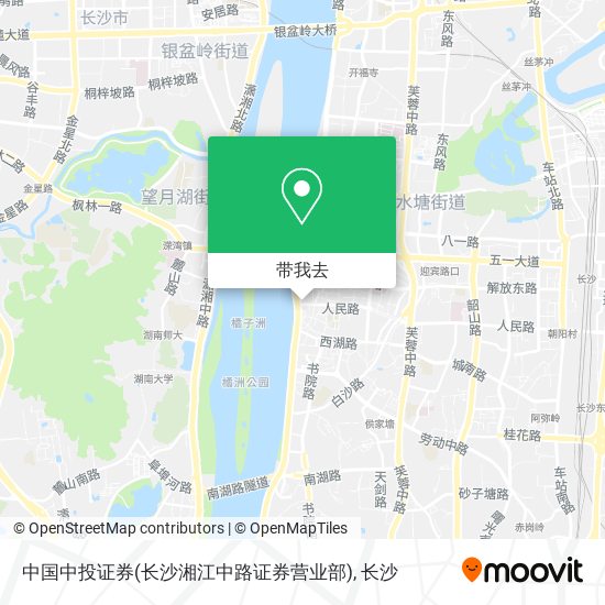 中国中投证券(长沙湘江中路证券营业部)地图