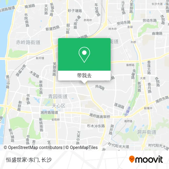 恒盛世家-东门地图