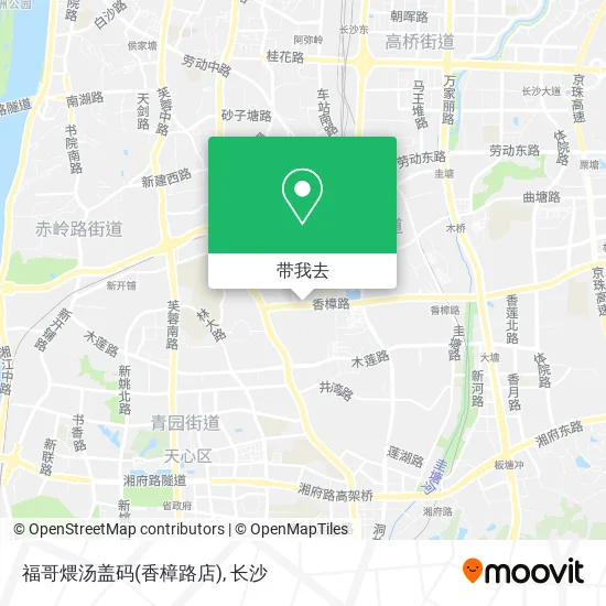 福哥煨汤盖码(香樟路店)地图