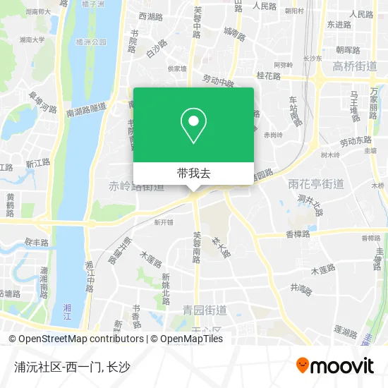 浦沅社区-西一门地图