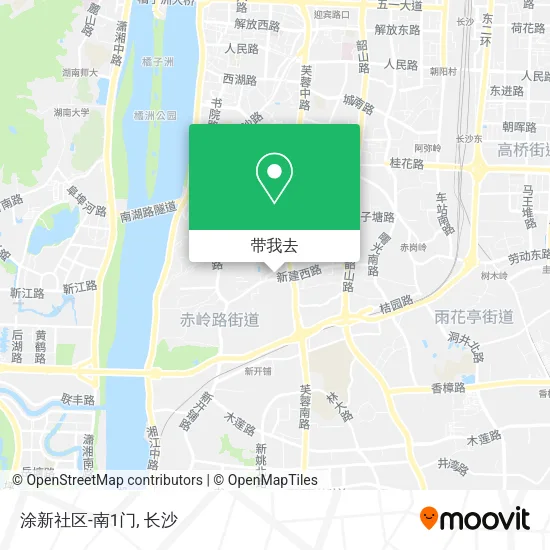 涂新社区-南1门地图