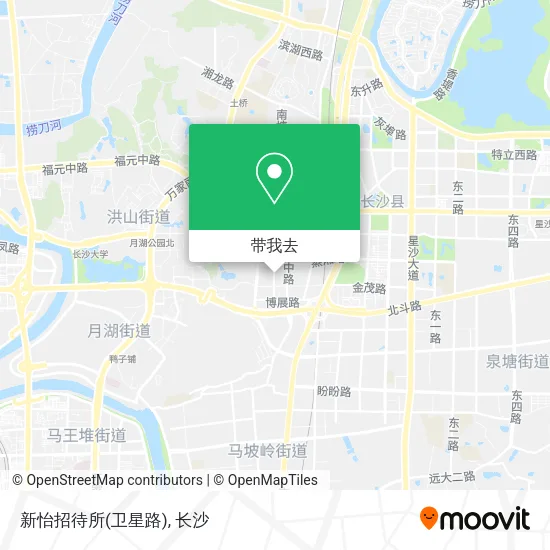 新怡招待所(卫星路)地图