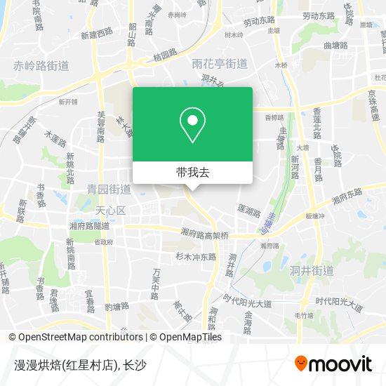 漫漫烘焙(红星村店)地图