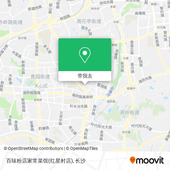 百味粉店家常菜馆(红星村店)地图