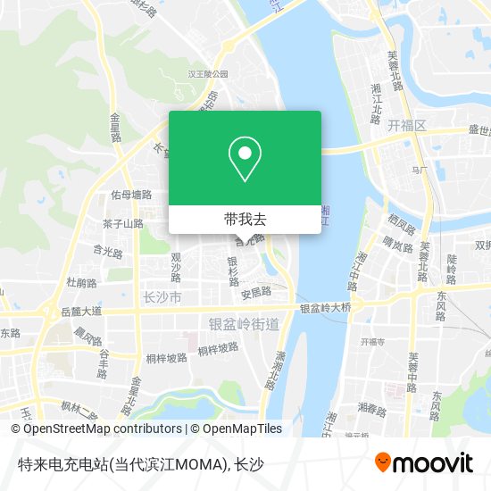 特来电充电站(当代滨江MOMA)地图