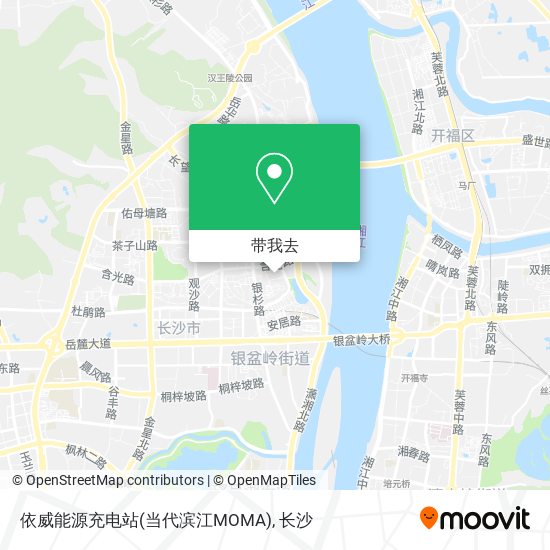 依威能源充电站(当代滨江MOMA)地图