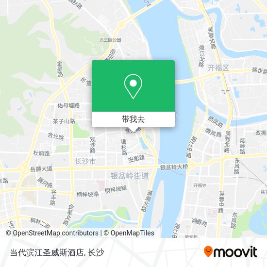 当代滨江圣威斯酒店地图