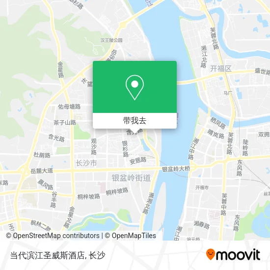 当代滨江圣威斯酒店地图