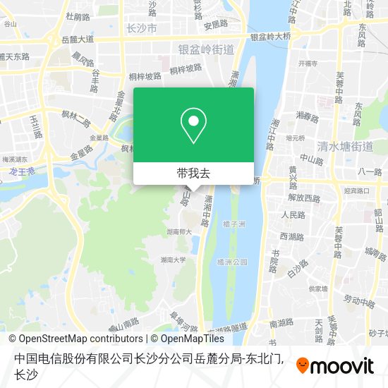 中国电信股份有限公司长沙分公司岳麓分局-东北门地图