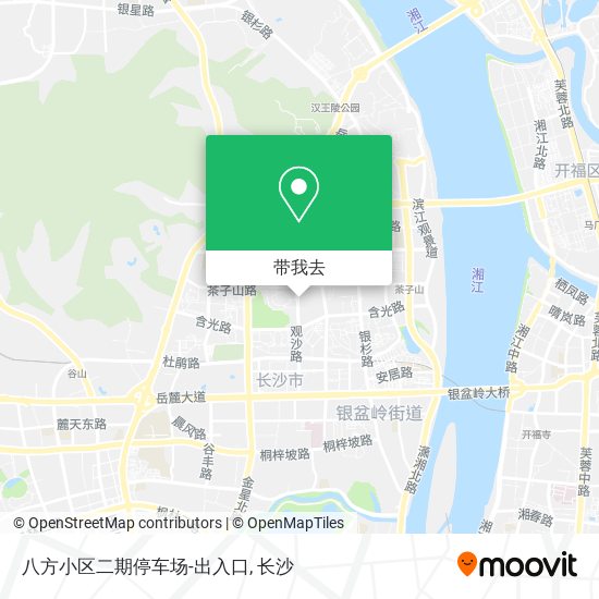 八方小区二期停车场-出入口地图