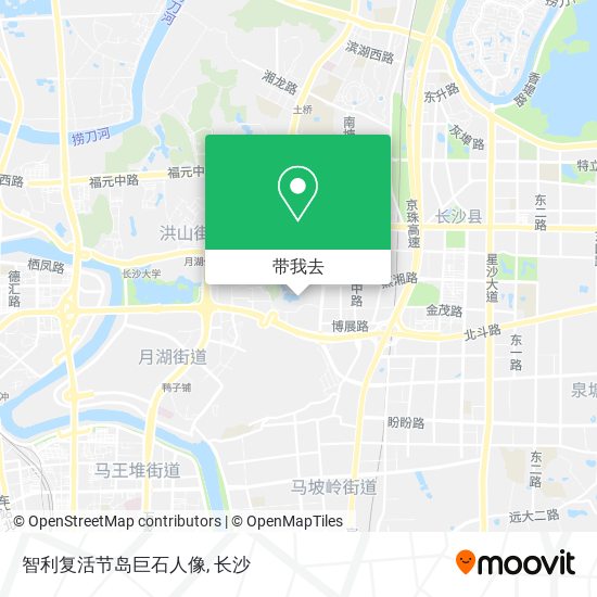 智利复活节岛巨石人像地图