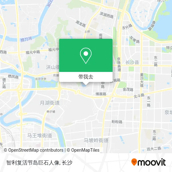 智利复活节岛巨石人像地图