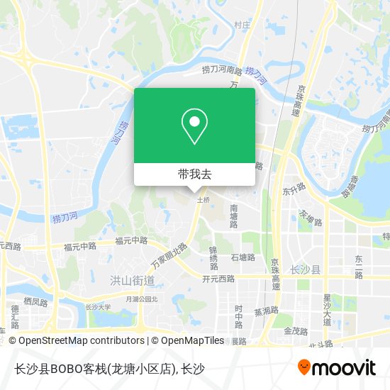 长沙县BOBO客栈(龙塘小区店)地图