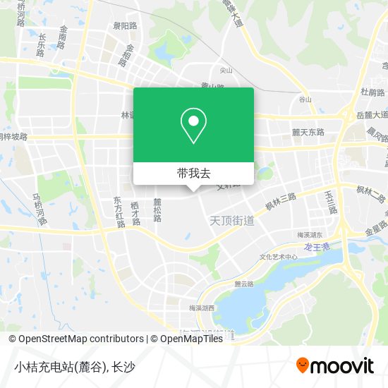 小桔充电站(麓谷)地图
