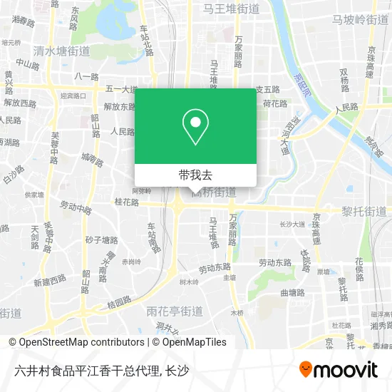 六井村食品平江香干总代理地图