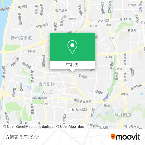 方海家具厂地图
