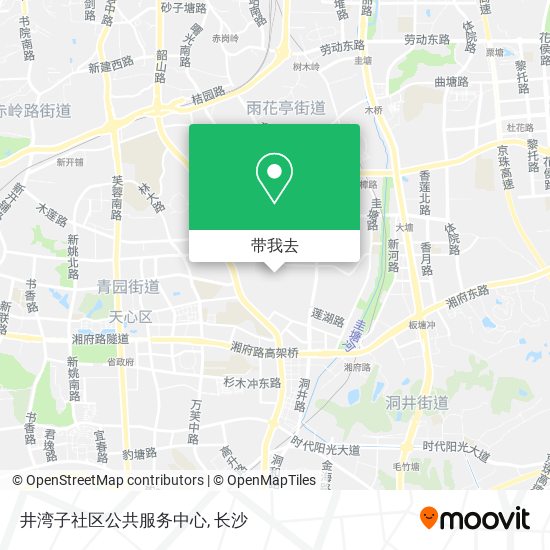 井湾子社区公共服务中心地图