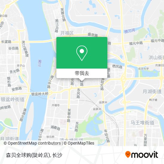 森贝全球购(陡岭店)地图