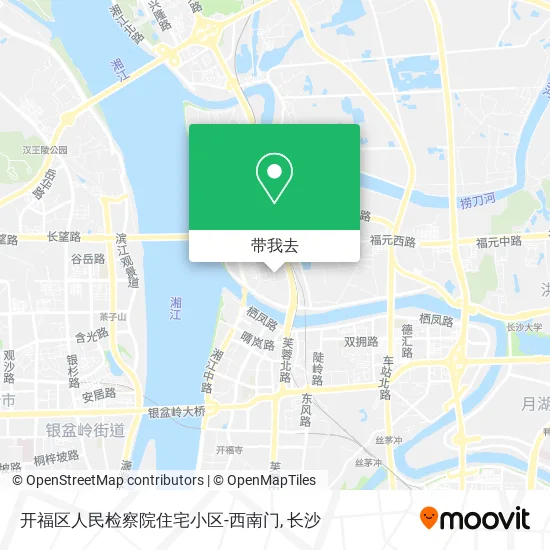 开福区人民检察院住宅小区-西南门地图