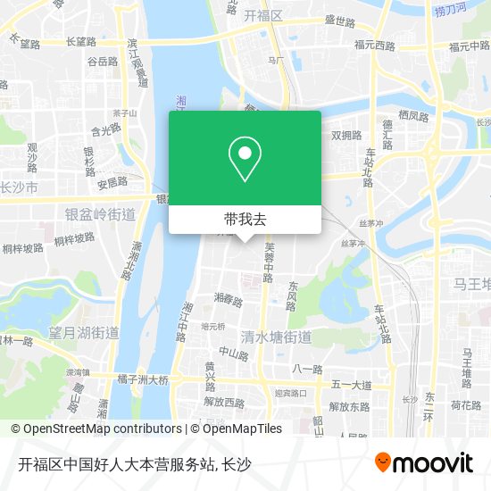 开福区中国好人大本营服务站地图