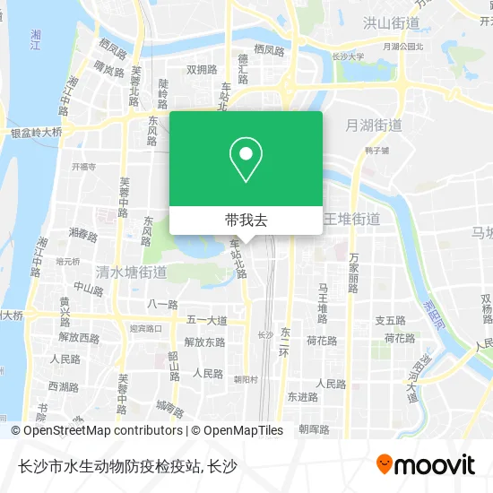 长沙市水生动物防疫检疫站地图