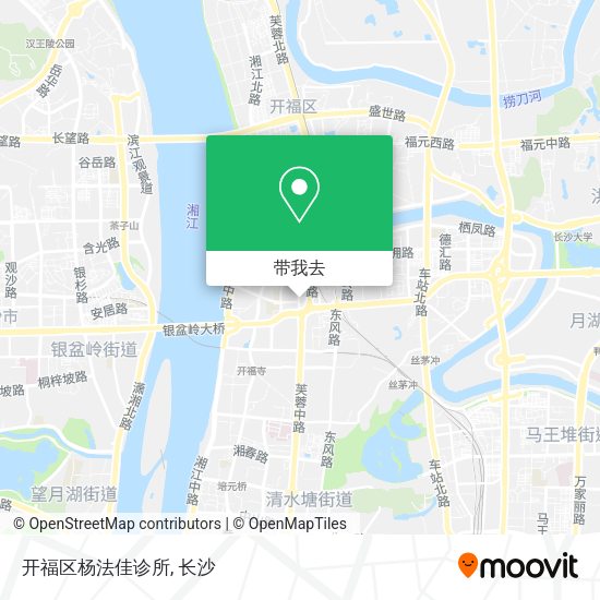 开福区杨法佳诊所地图