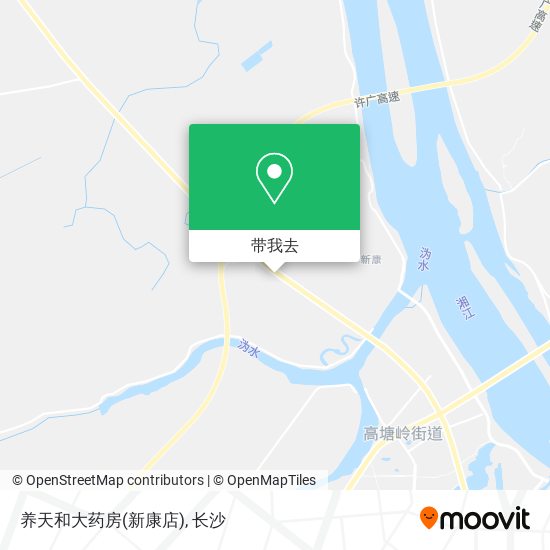 养天和大药房(新康店)地图