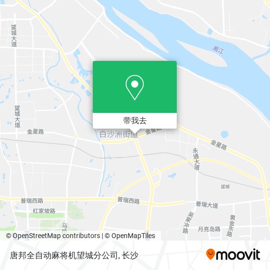 唐邦全自动麻将机望城分公司地图