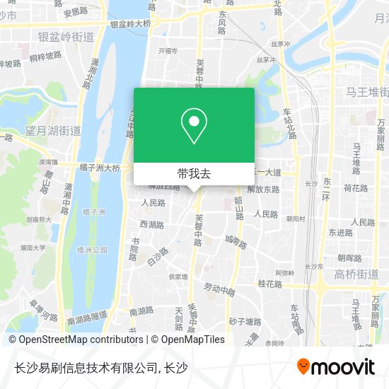 长沙易刷信息技术有限公司地图