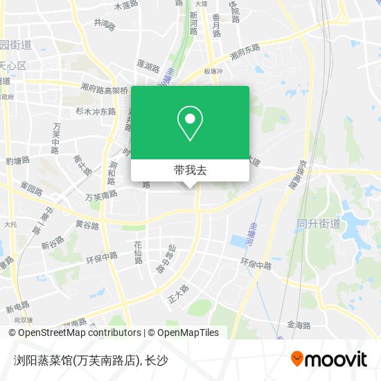 浏阳蒸菜馆(万芙南路店)地图