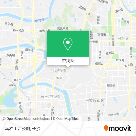 马栏山西公厕地图