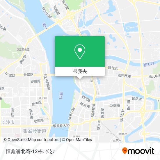 恒鑫澜北湾-12栋地图