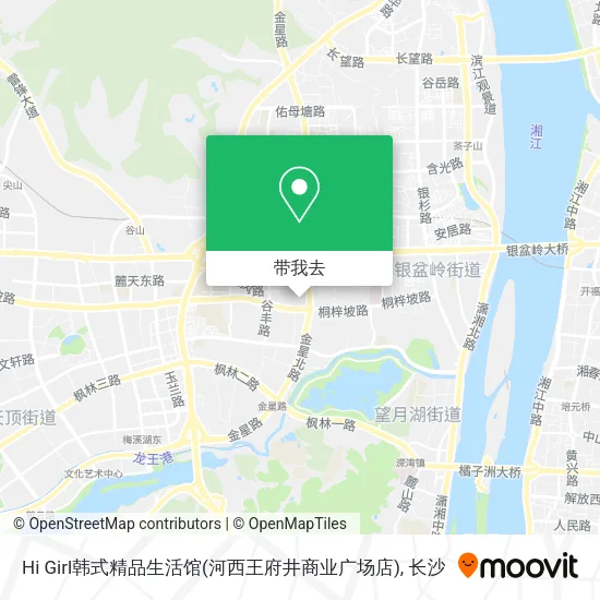 Hi Girl韩式精品生活馆(河西王府井商业广场店)地图