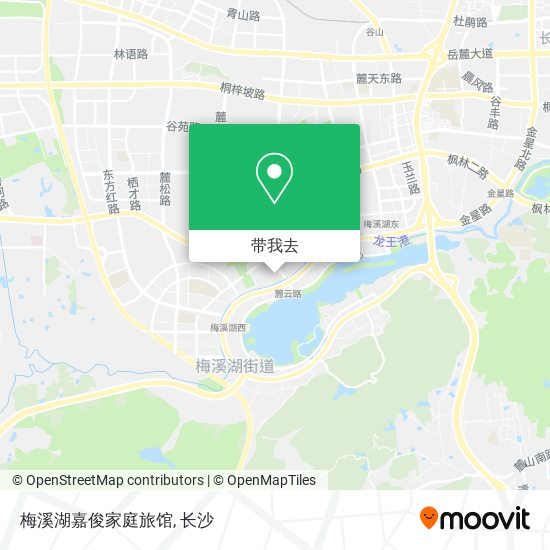 梅溪湖嘉俊家庭旅馆地图