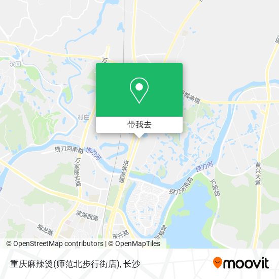 重庆麻辣烫(师范北步行街店)地图