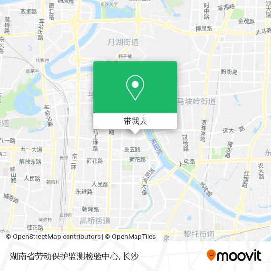 湖南省劳动保护监测检验中心地图