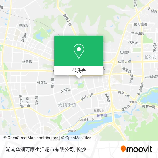 湖南华润万家生活超市有限公司地图