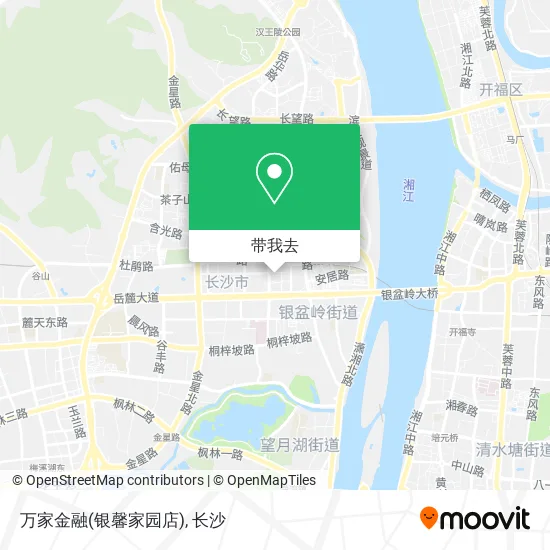 万家金融(银馨家园店)地图