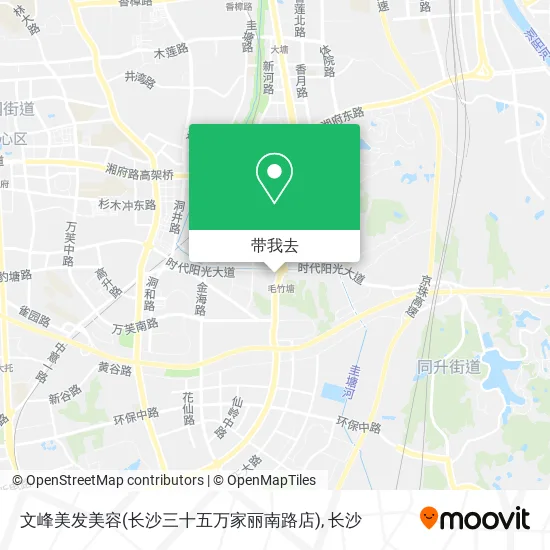 文峰美发美容(长沙三十五万家丽南路店)地图