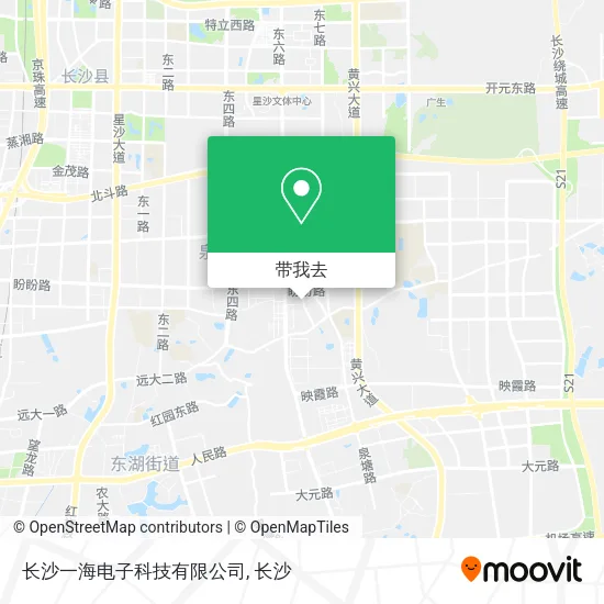 长沙一海电子科技有限公司地图