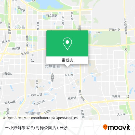 王小贱鲜果零食(海德公园店)地图