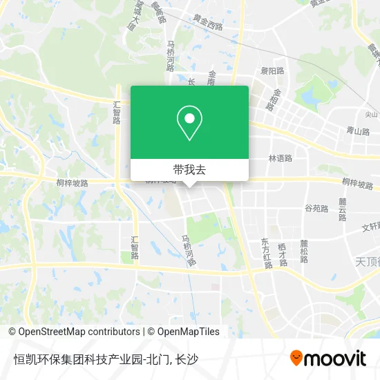 恒凯环保集团科技产业园-北门地图